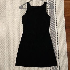 un duex trois black pattern dress size 14 girls